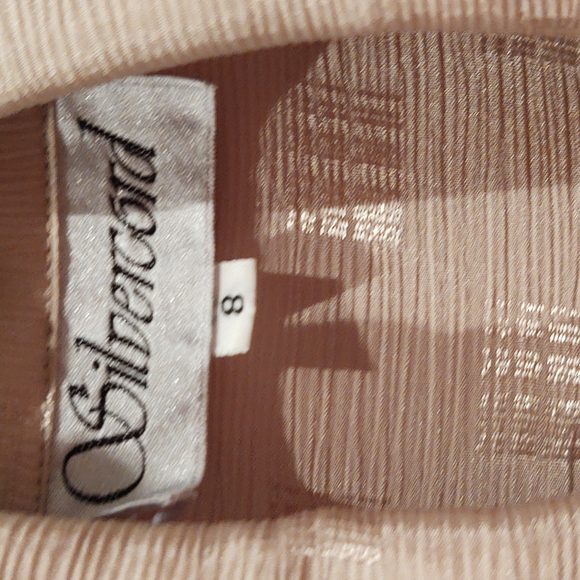 Women's Beige Short Sleeve Blouse - Picture 2 of 5